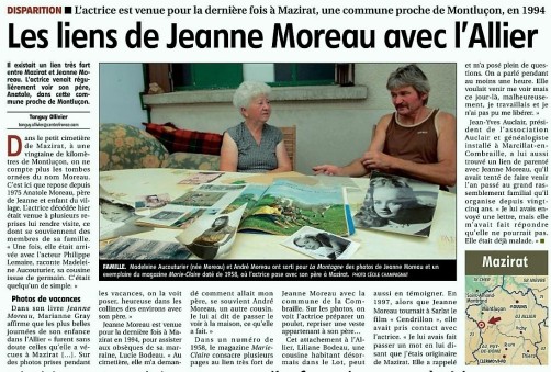 Jeanne Moreau MAZIRAT LMT 1 août 2017