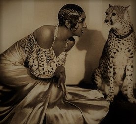 josephine baker and her leopard